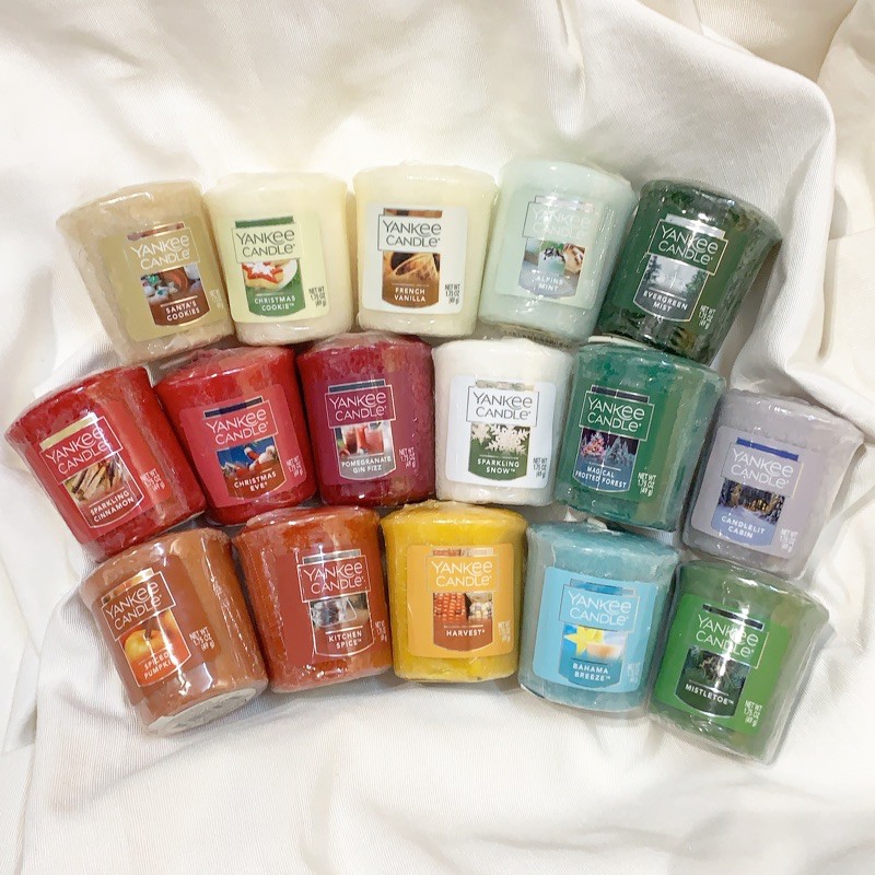 Nến thơm mini Yankee Candle hương mùa đông sample size. Nến mini Yankee