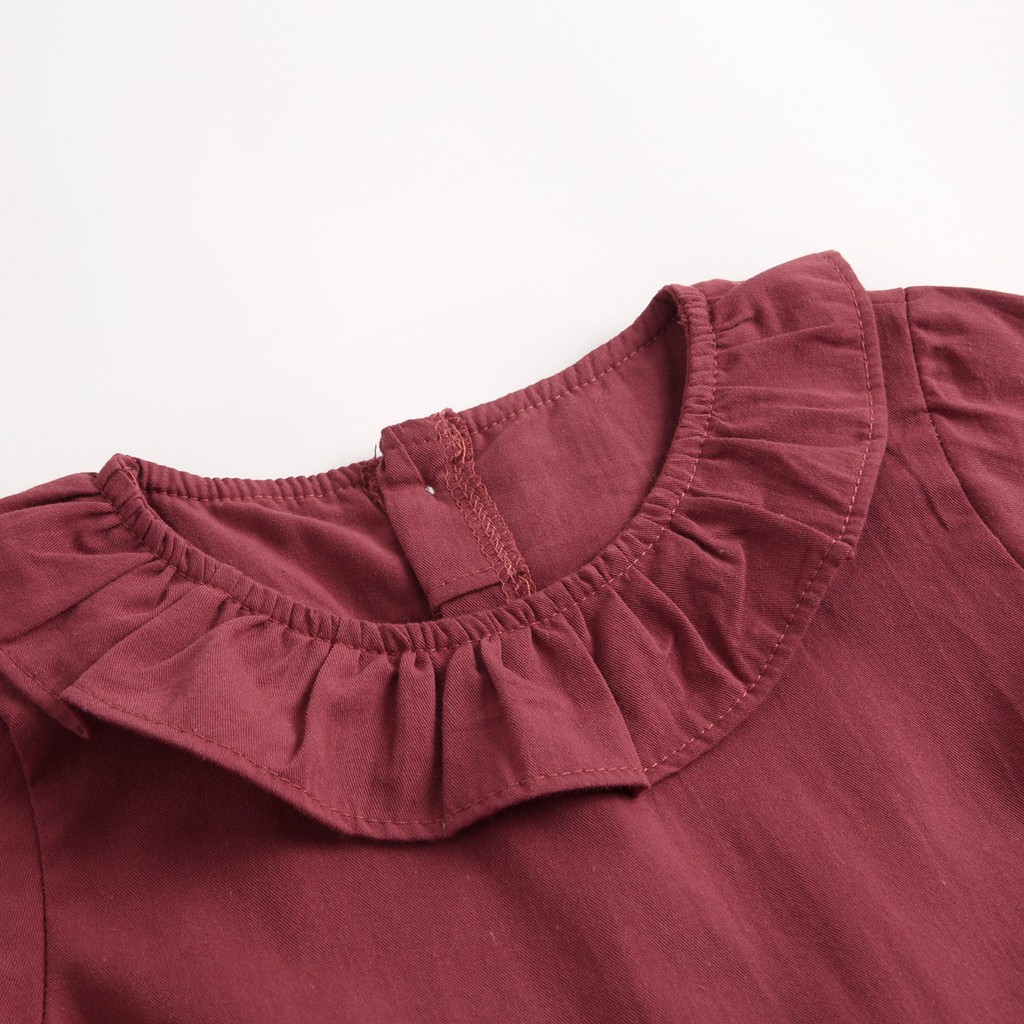 Đồ liền thân dài tay Sanlutoz thời trang ngọt ngào cho bé gái