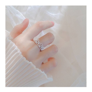 Elegant Elegant Unique Crown 925 Silver Ring