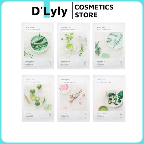 Mặt nạ giấy Hàn Quốc Innisfree cấp ẩm dưỡng da đủ vị 20ml
