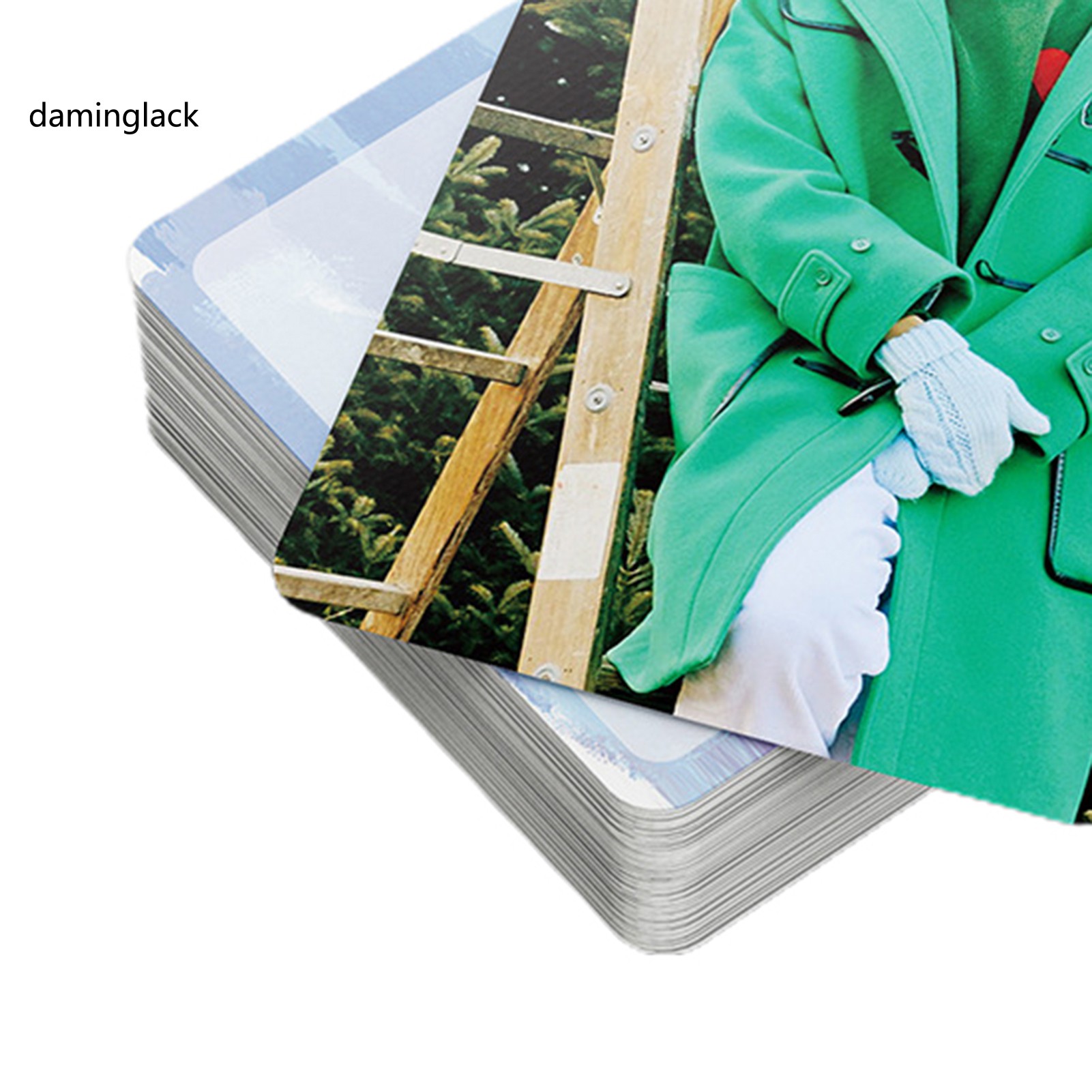 daminglack Online Bookstore Art Paper Lomo Cards Kpop BTS Idol Figure Postcard Easy to Carry for Shop