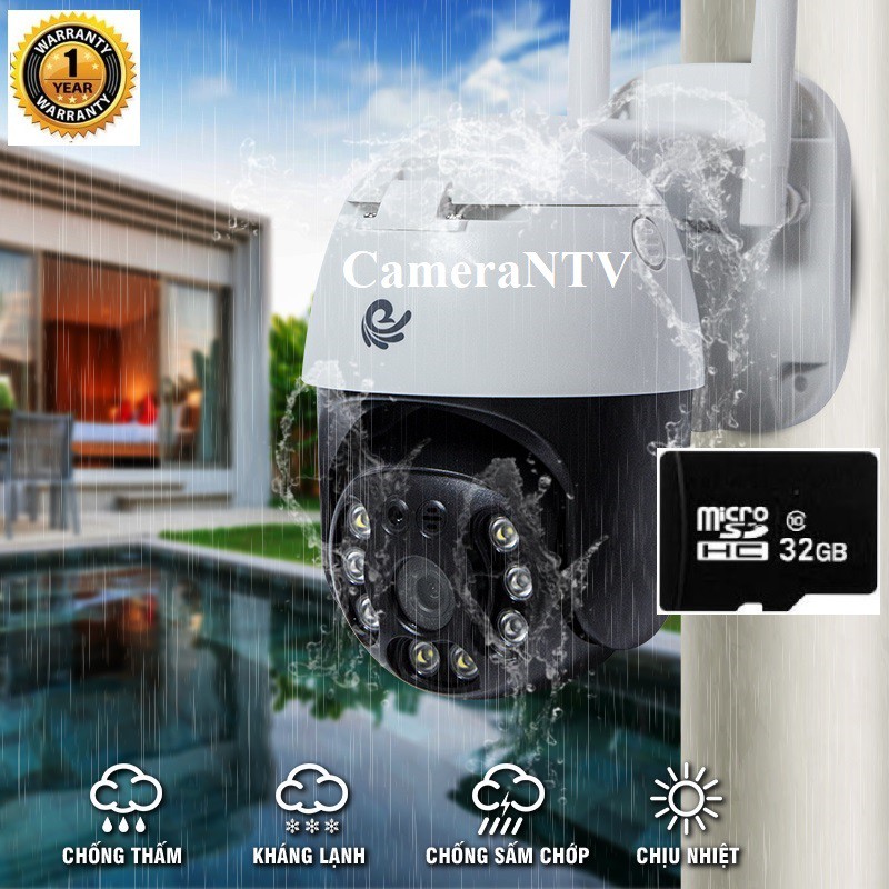Camera CARECAM PTZ 20HS300 - FHD1296 - 3.0MP ngoài trời chống nước
