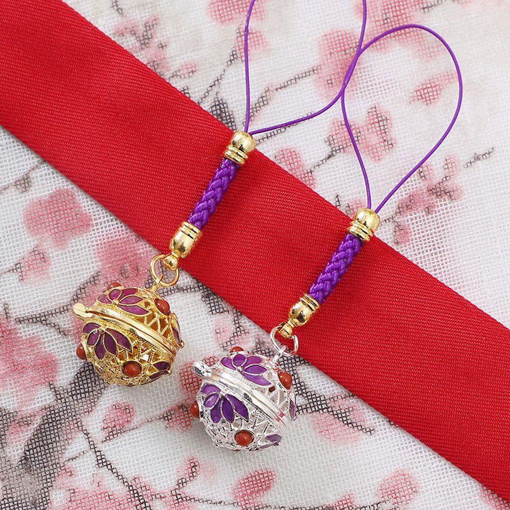 Quinton Móc Khóa Điện Thoại Bằng Đồng Dạ Quang Họa Tiết Bánh Xe May Mắn Quà Tặng Valentine