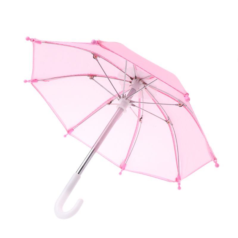 Dù che mưa mini nhiều màu cho búp bê 18 inch