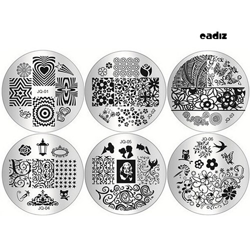 [Hàng mới về] Set Sản Phẩm 10 Khuôn Tạo Hình Trang Trí Móng Tay