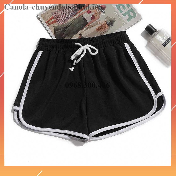 Quần short nữ mặc nhà, quần tập gym, đi thể dục thể thao chất cotton siêu mát - QS3 | BigBuy360 - bigbuy360.vn