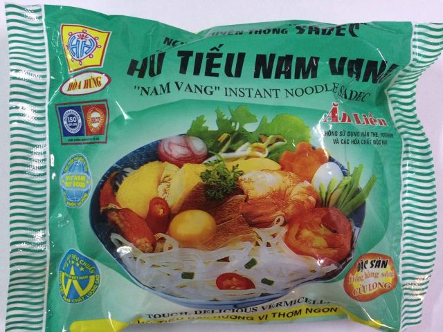 Hủ tiếu nam vang ăn liền thùng 30 gói.