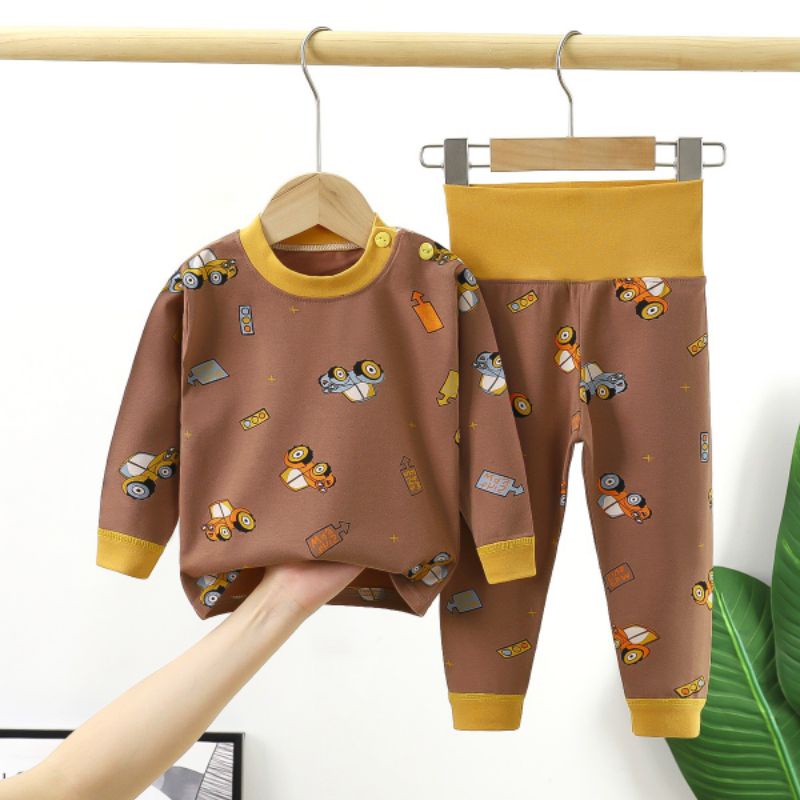 Bộ Thu Đông Cotton Len Bé Trai - Bé Gái Hàng Quảng Châu