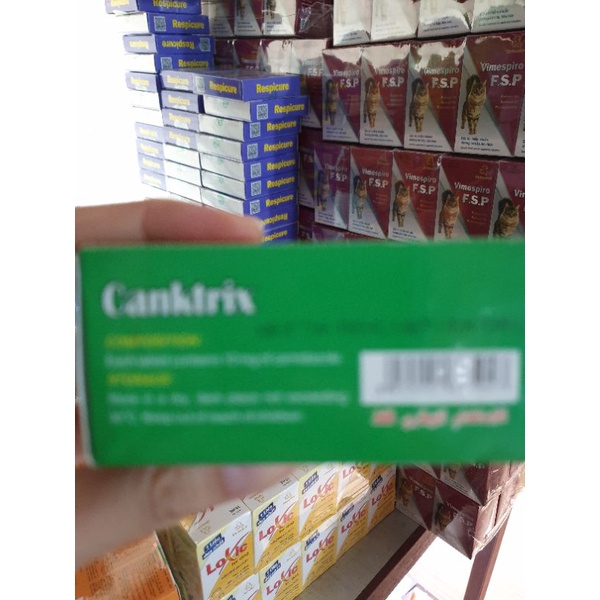 hộp 10 viên cantrix chữ.a viê.m.loet miệng chim cảnh