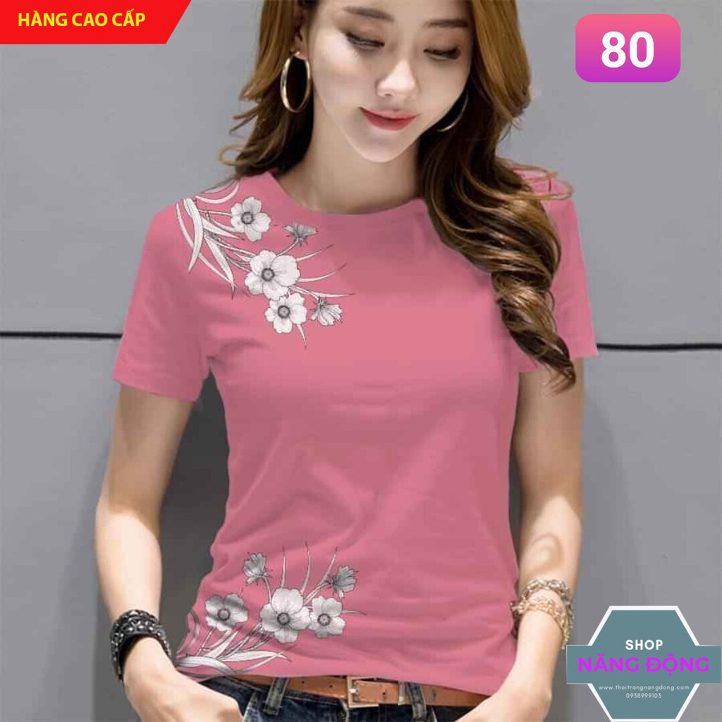 Áo Thun Nữ [CHẤT MÁT, KHÔNG XÙ] Áo phông nữ hàn quốc tay ngắn dễ thương, xinh xắn | BigBuy360 - bigbuy360.vn