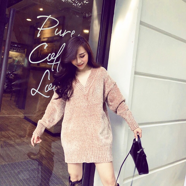 Áo len nhung dáng dài , chất mềm mịn mặc sướng lắm ah, dáng dài đi bốt đẹp luôn ah 😍😍😍😍😍😍😍😍😍😍😍😍😍😍😍😍😍😍.