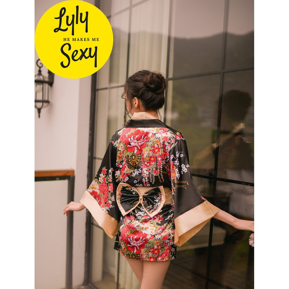 FLASH SALE TRONG NGÀY Váy ngủ kimono sexy quyến rũ trong phòng ngủ VN02