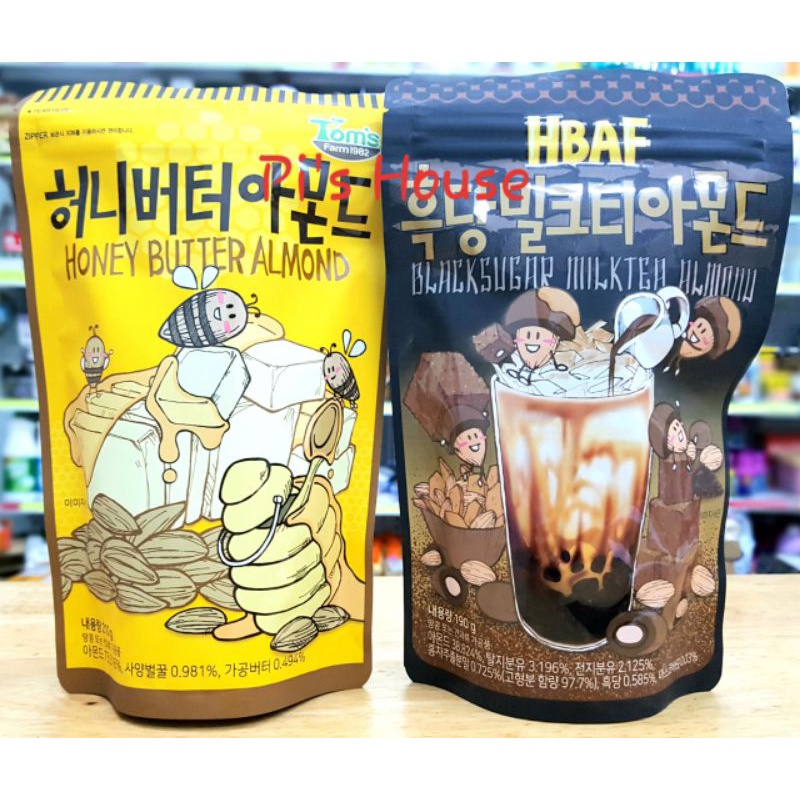 HẠNH NHÂN MẬT ONG HBAF HÀN QUỐC 120G
