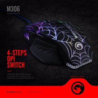 CHUỘT GAME MARVO M306 USB LED ĐEN