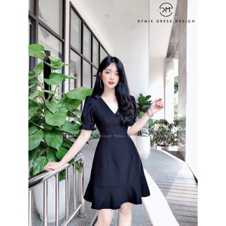 Váy cổ V đuôi cá V062 KYMIE