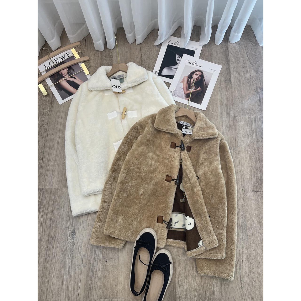 Áo lông về 2 màu_Chất lông thỏ_Fom < 60kg + KÈM VIDEO cận