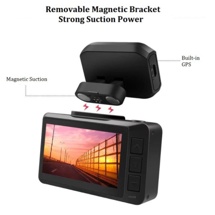 Sản Phẩm Camera hành trình ô tô cao cấp thương hiệu Phisung G3: 4K, Wifi, GPS, 2.45 inch | BigBuy360 - bigbuy360.vn