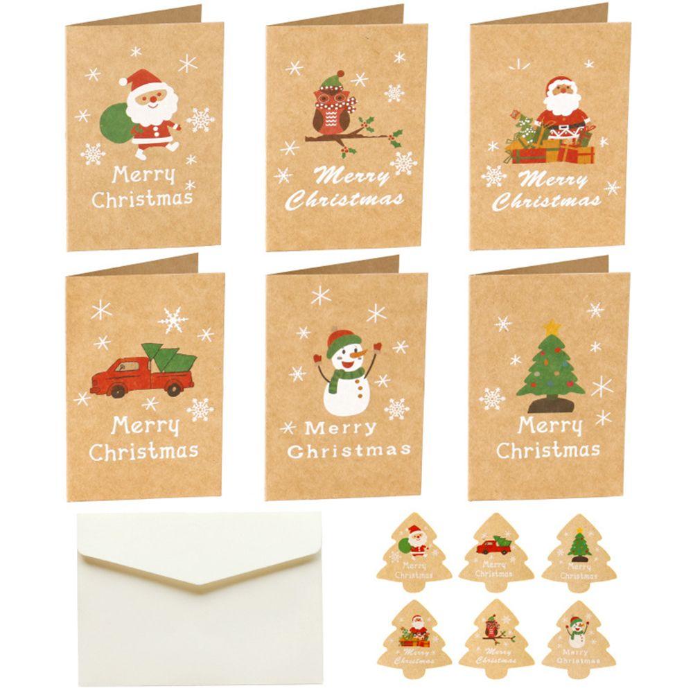 KRNY Thiệp Mời Giáng Sinh Hình Ông Già Noel