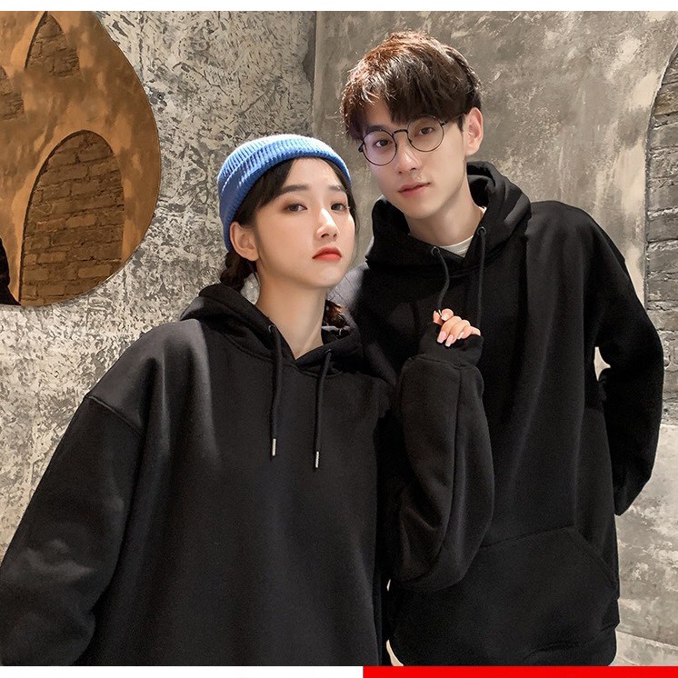 Áo hoodie nam nữ form rộng chất vải nĩ bông