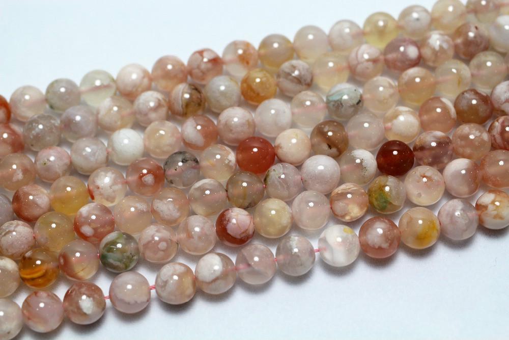 Hạt Đá Mã Não Hình Hoa Anh Đào Dùng Làm Đồ Trang Sức