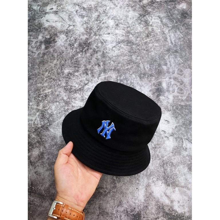 (HÀNG XUẤT XỊN) Mũ / Nón bucket đen logo xanh N26 M//L//B N//Y LOGO BUCKET HAT BLACK Made in Viet/nam full tag One size