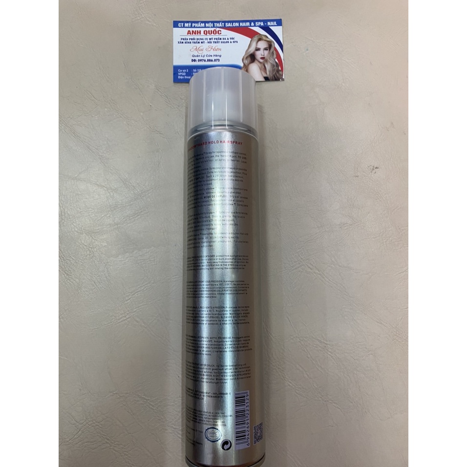 Gôm xịt tóc gôm bạc 600ml