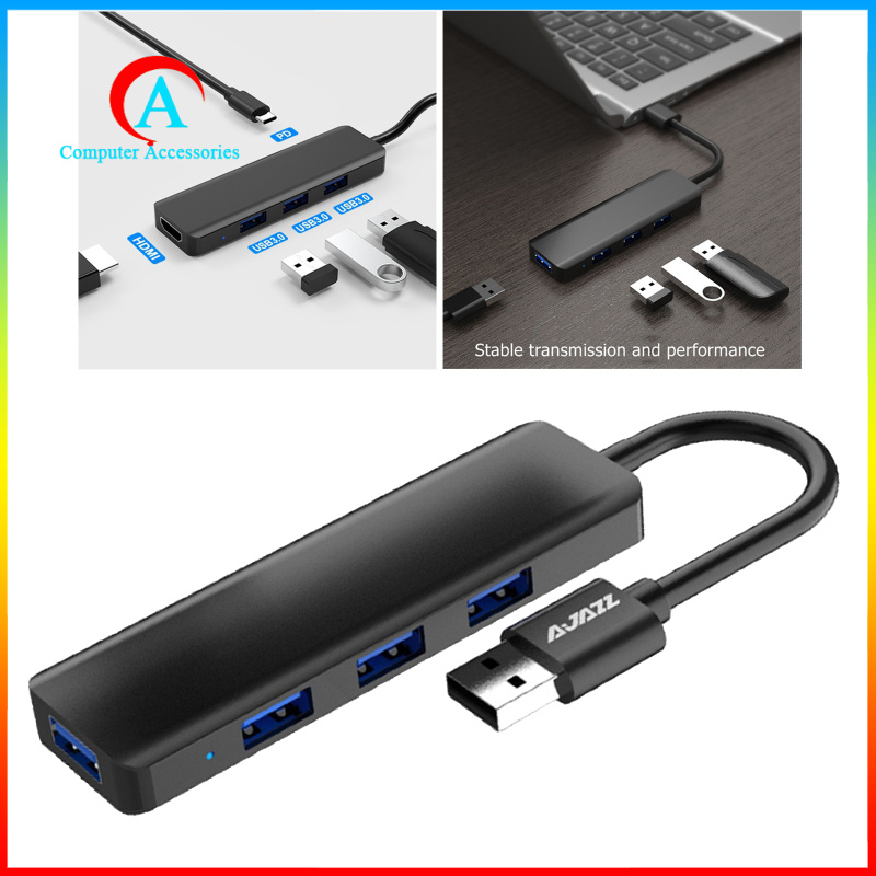Bộ Chuyển Đổi Hub Usb C 3.0 Hub 4k 100w Usb-C Pd Charger Au101 Màu Hồng | BigBuy360 - bigbuy360.vn