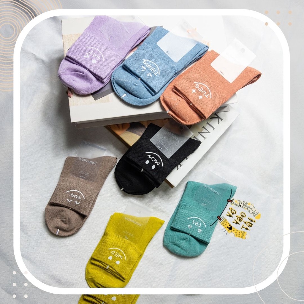 TÂT VỚ UNISEX NAM NỮ CỔ CAO EMO THEO TUẦN