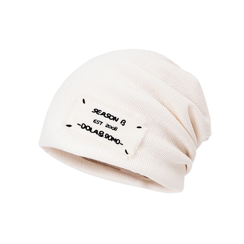 Mũ beanie LINJW phong cách Hip hop chất liệu dệt kim thời trang Thu Đông