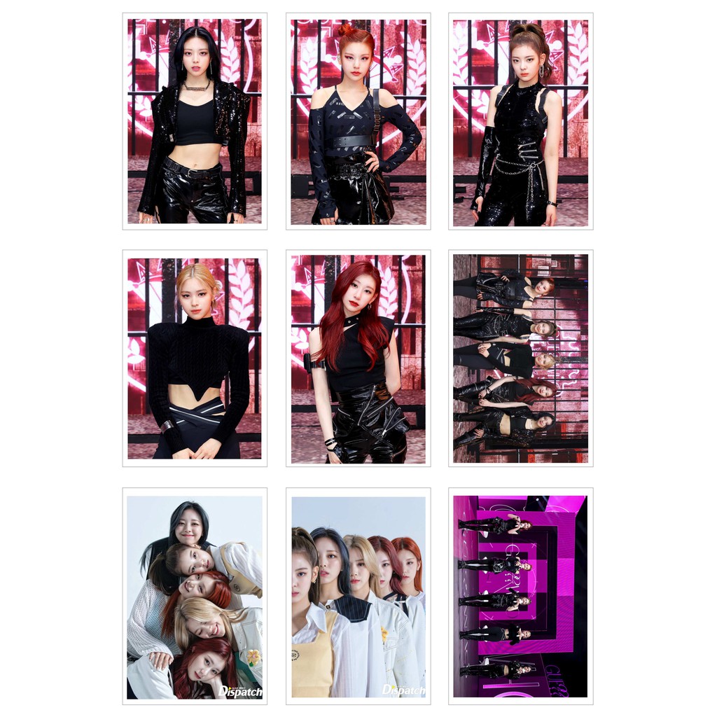 [Ép Lụa] Lomo Card 36 Ảnh ITZY- GUESS WHO Photoshoot by Dispatch