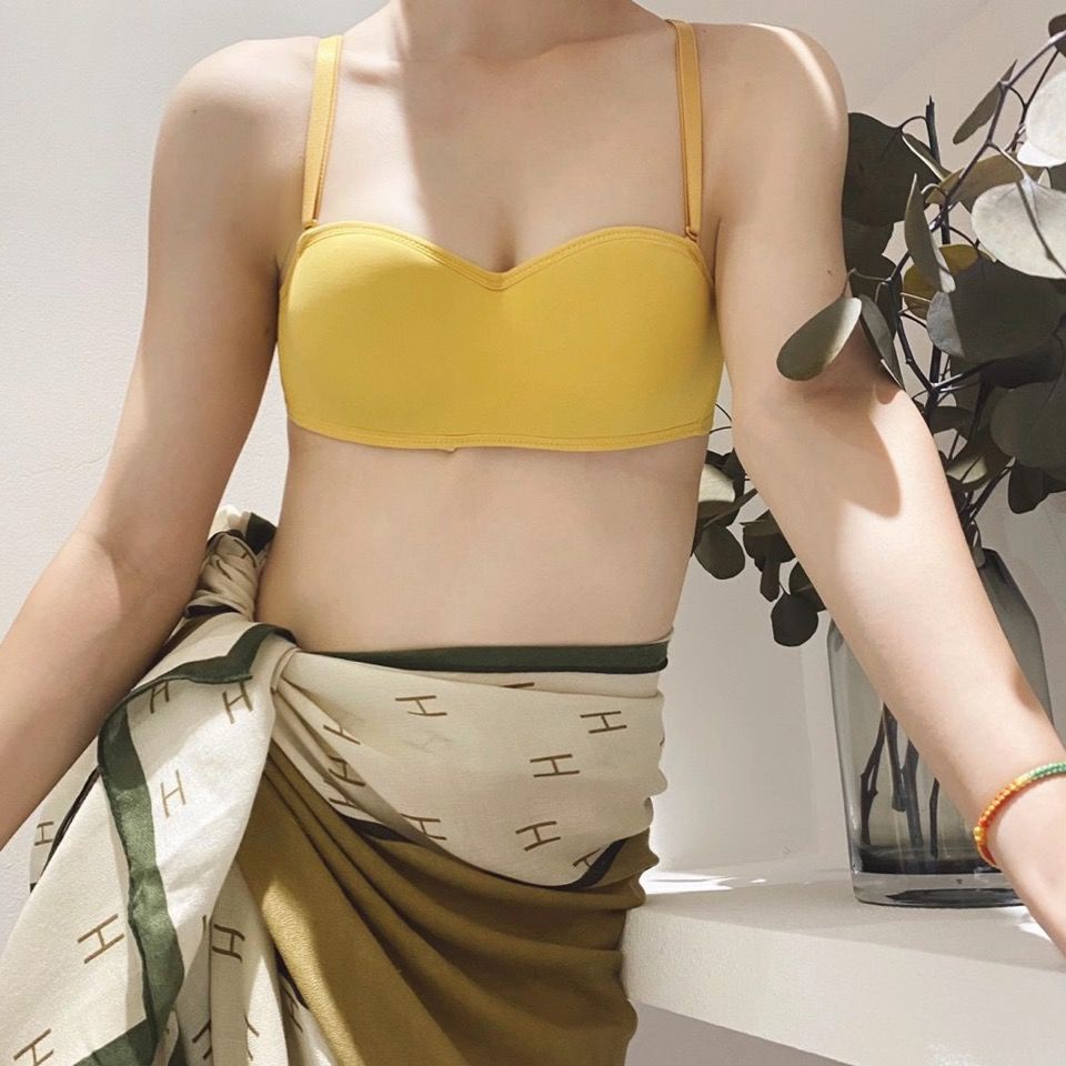Áo Ngực Không Dây Không Gọng Thép Tàng Hình Không Lộ Viền May Thời Trang Mùa Hè Cho Nữ