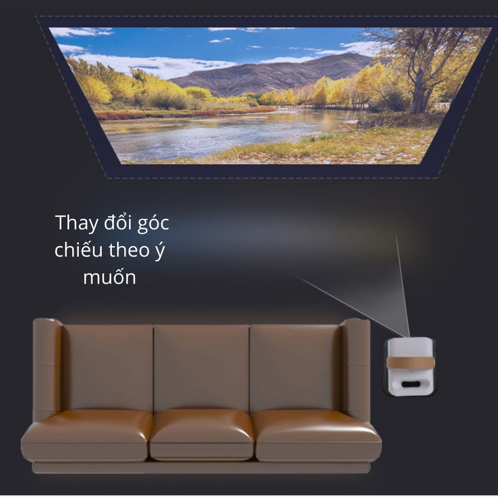 Máy Chiếu Mini BEECUBE Hệ Điều Hành Android + Kết nối Điện thoại + Full HD 1080 - Bảo Hành 12 Tháng | BigBuy360 - bigbuy360.vn
