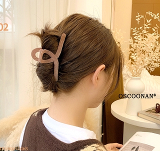 1pc hàn quốc rắn lớn vuốt tóc nhung thanh lịch mờ mờ acrylic kẹp tóc kẹp tóc barrette mũ nón cho phụ nữ cô gái tóc truy cập