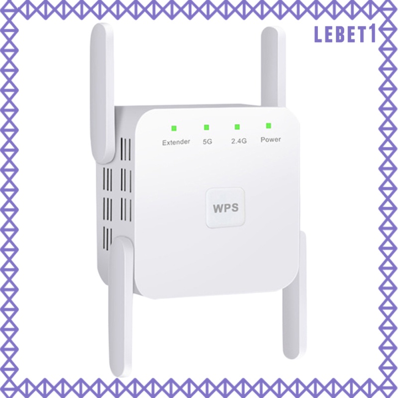 Bộ Lặp Sóng Wifi Không Dây 1200mbps 2.4g 5g 4 Ăng Ten | BigBuy360 - bigbuy360.vn