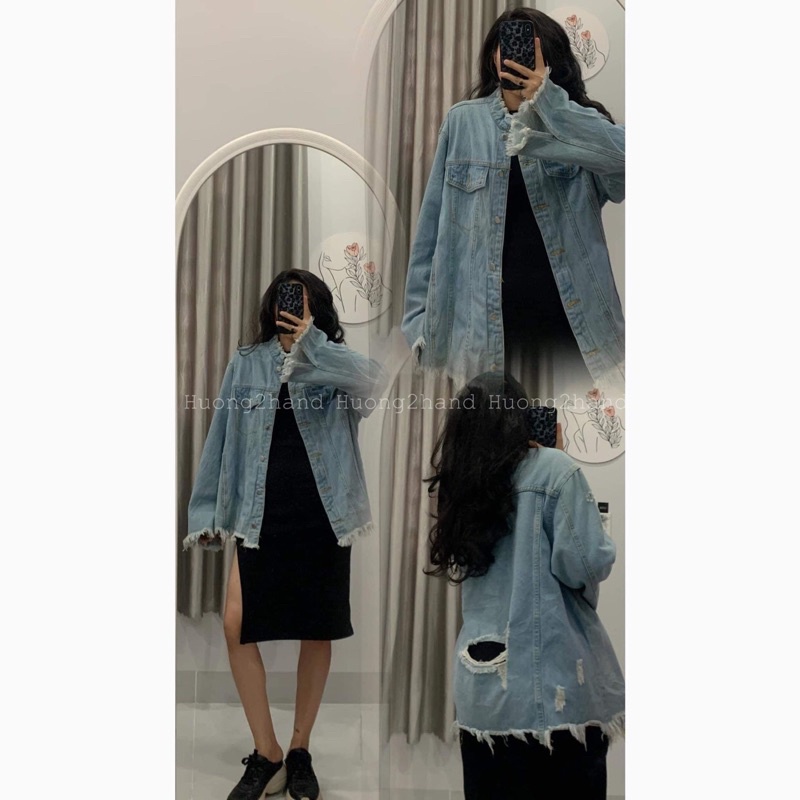 ÁO KHOÁC JEAN 2HAND