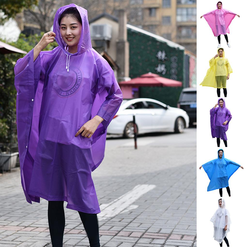 Áo Mưa Có Mũ Trùm Dày Dặn Chống Thấm Nước ff86 Tiện Dụng Mang Theo Du Lịch / Cắm Trại