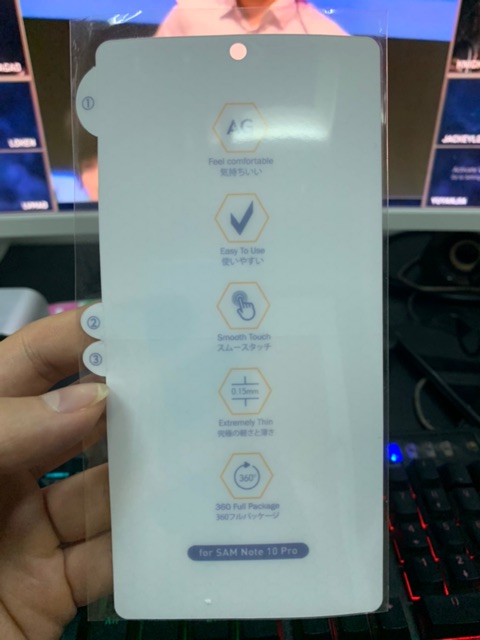Miếng dán PPF Samsung Note10 plus