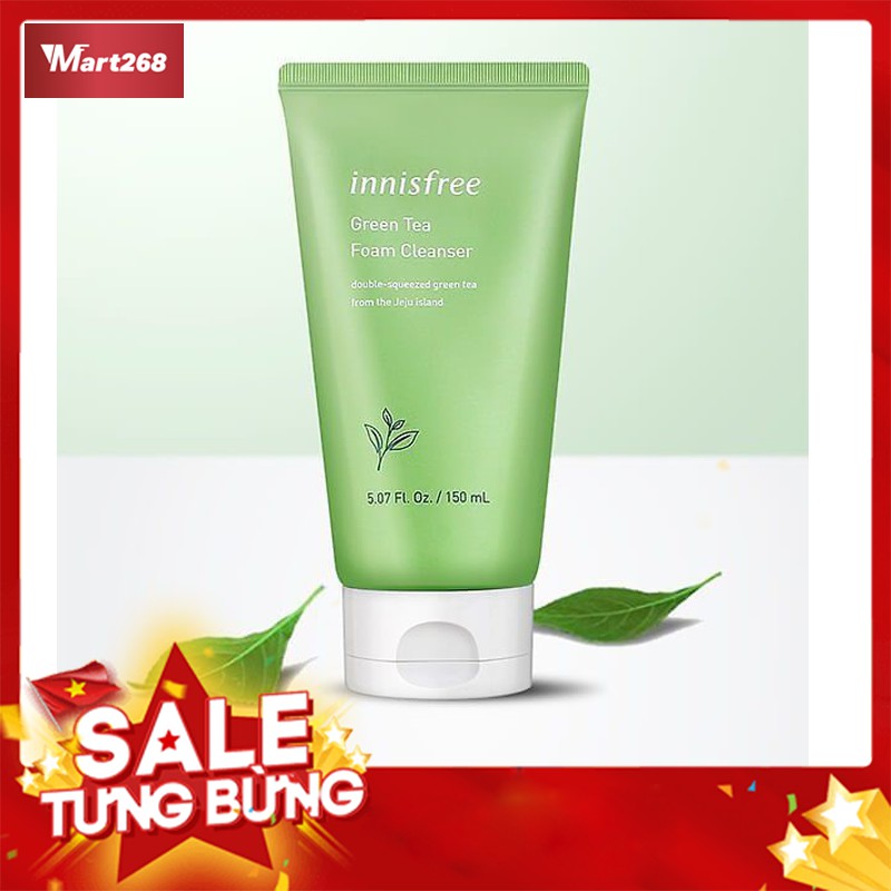 SỮA RỬA MẶT TRÀ XANH Innisfree Green Tea Cleansing Foam 80ML + 150ML | BigBuy360 - bigbuy360.vn