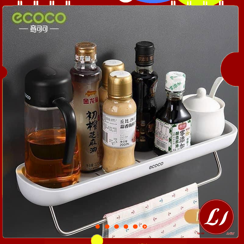 KỆ treo khăn, để đồ nhà tắm ECOCO sang trọng, bền đẹp