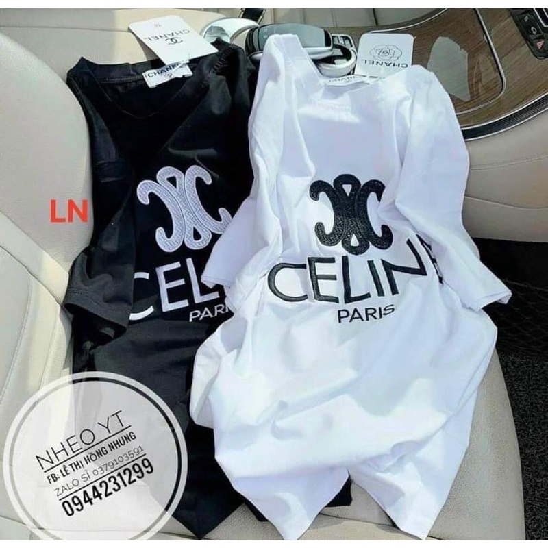 Áo phông hoa văn CELIN DA6