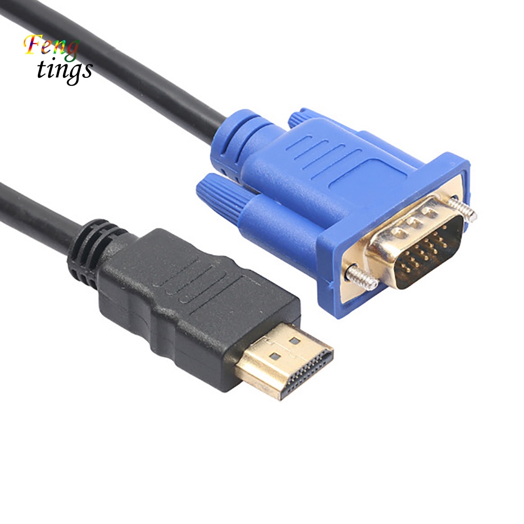 Dây Cáp Chuyển Đổi Tín Hiệu Video HDMI Sang VGA Mạ Vàng Thông Dụng Cho TV