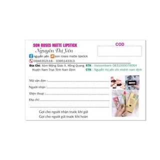 In phiếu ship Yến Nguyễn