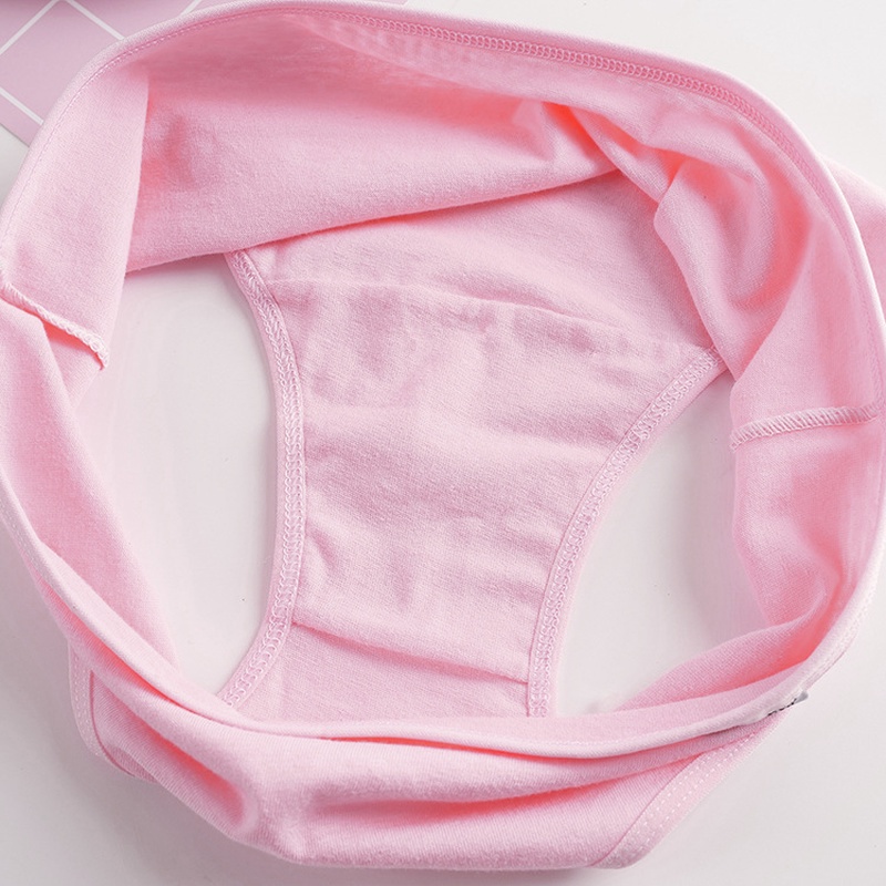 Quần Lót Cotton Thoáng Khí Màu Sắc Ngọt Ngào Cho Nữ