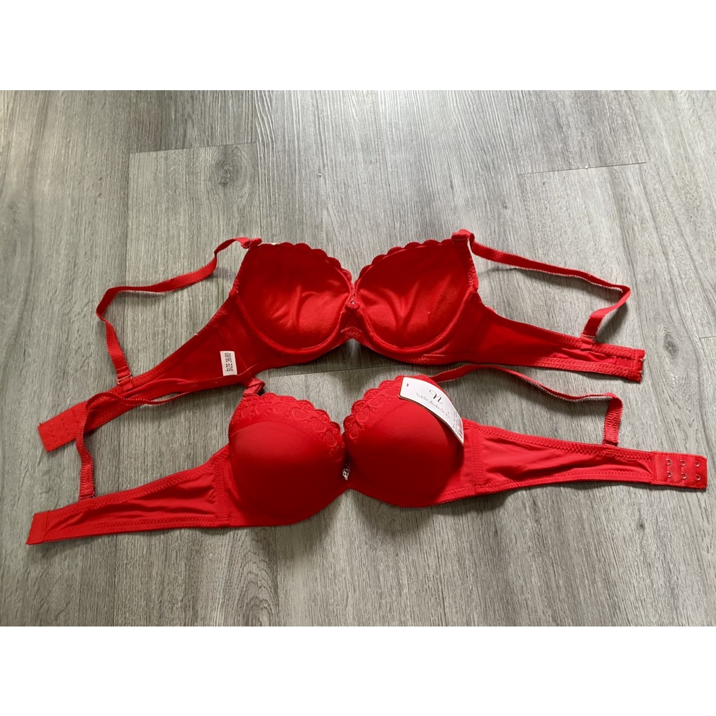 Áo ngực có gọng mút 3cm. Áo lót thái lan trơn, họa tiết viền, cup 3/4 ngực, Giúp nâng, đẩy vòng 1 đẹp ms5538