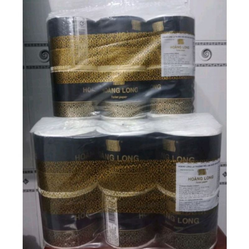 Lốc 6 cuộn đen quấn quả Hoàng Long cao cấp.