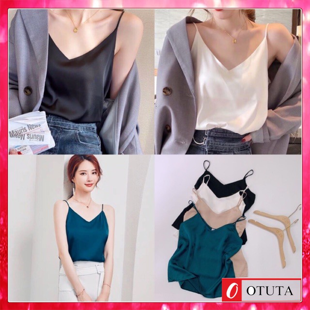 [Mã FASHIONT4WA2 giảm 10K đơn 50K] [BÁN SỈ ÁO LỤA 2 DÂY ĐŨI LỤA CAO CẤP SIÊU MÁT -OTUTA | BigBuy360 - bigbuy360.vn