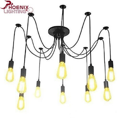 Đèn thả nhện trang trí 7đui - 10đui (Chưa gồm bóng)