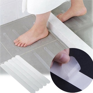 Bộ 12 miếng dán sàn nhà / cầu thang trong suốt chống trượt cho nhà tắm