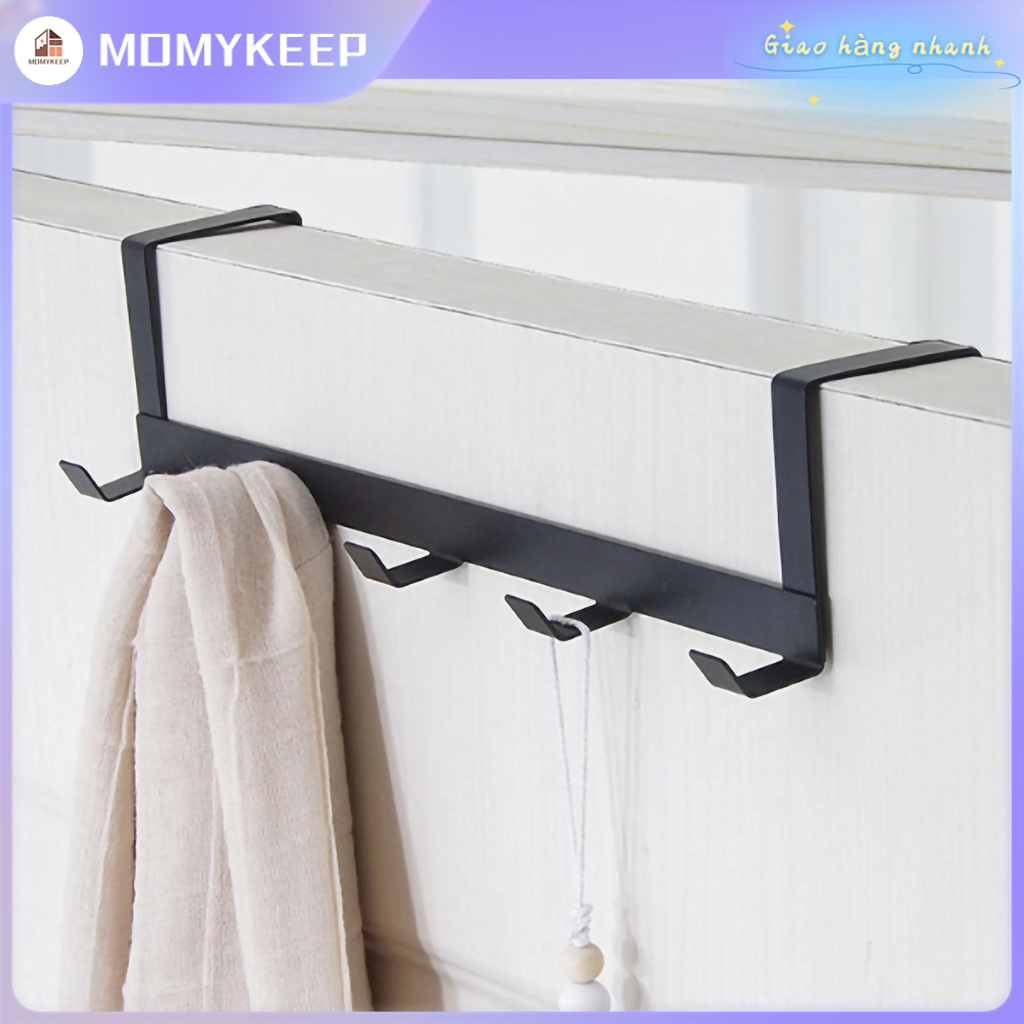 Cửa Móc Treo Áo Khoác Giá Khoan Miễn phí để Quần áo Mũ Túi Khăn Phòng tắm Lối vào