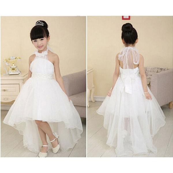 Đầm Cho Trẻ Em Cô Gái Nữ Hoa Đầm Công Chúa Kid Cuộc Thi Phù Dâu Đám Cưới Váy Tutu-168-OXUI3